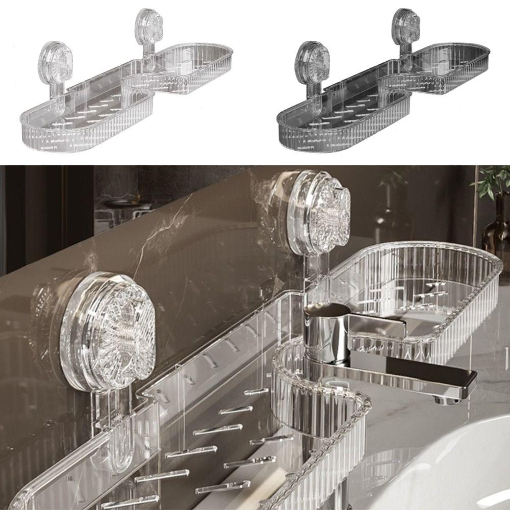 U-Shape Groove Faucet Storage Rack Suction Cup Bathroom Storage Basket for Kitchen Supplies чорний
U-Shape Groove Faucet Storage Rack Suction Cup Bathroom Storage Basket for Kitchen Supplies чорний