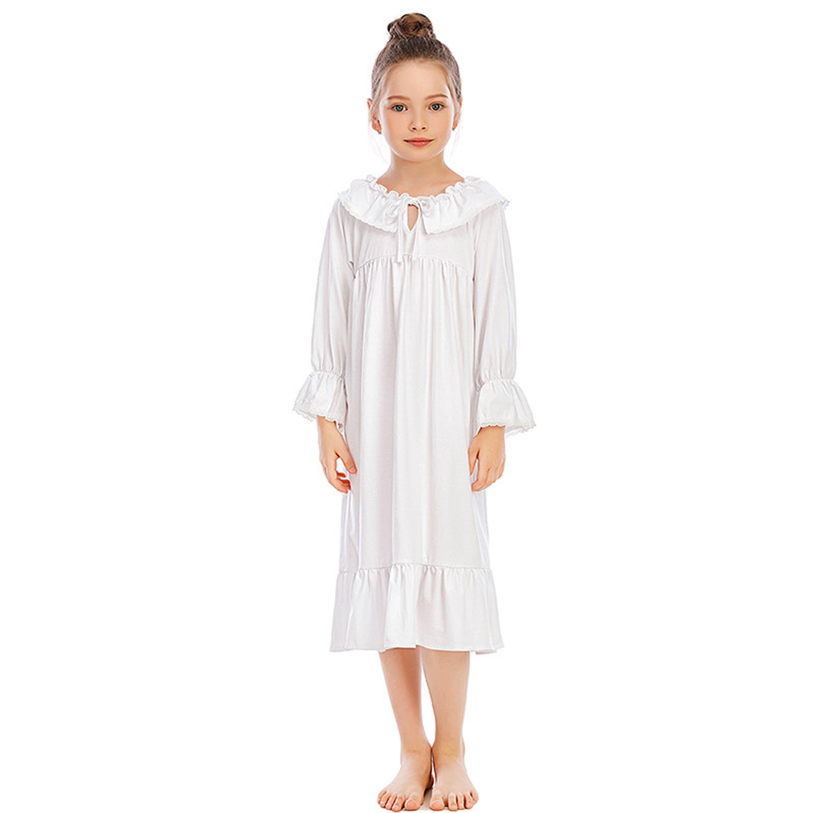 Children s Home Clothes Comfortable And Casual Loose Long Sleeved Nightgown Dress 160 білий
Children s Home Clothes Comfortable And Casual Loose Long Sleeved Nightgown Dress 160 білий