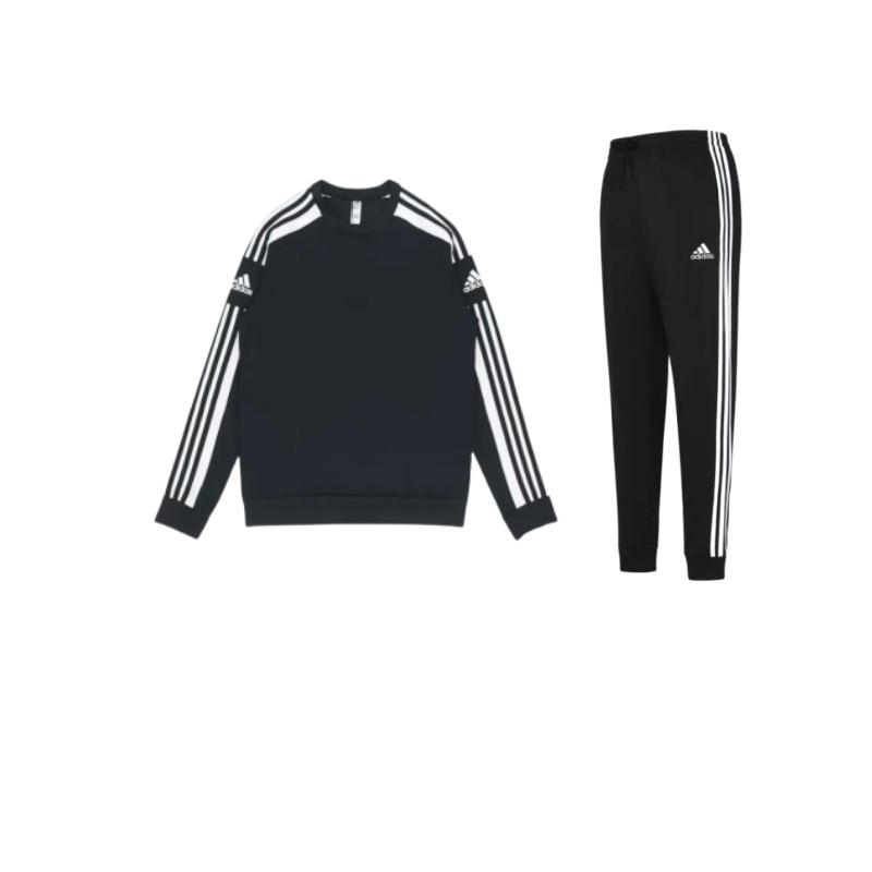 Adidas Crew Neck Pullover Long Sleeve Sweatshirt And Mid Waist Cuffed Pants Casual Sports Set Unisex Sets Black GK8831+-GT6638 XL
Adidas Crew Neck Pullover Long Sleeve Sweatshirt And Mid Waist Cuffed Pants Casual Sports Set Unisex Sets Black GK8831+-GT6638 XL