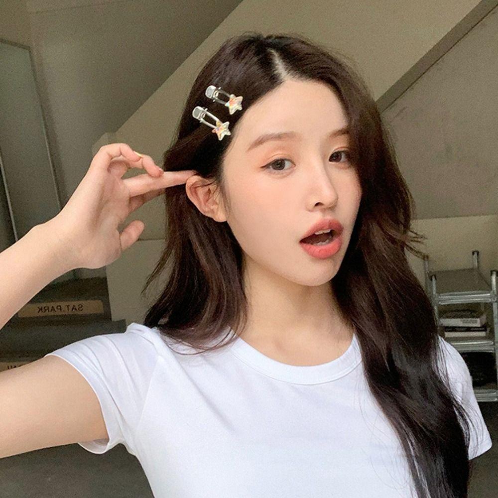 Heart Ins Hair Clips Zircon Rhinestone Korean Duckbill Clip Star Hair Clips Women Crystal Hairpins
Heart Ins Hair Clips Zircon Rhinestone Korean Duckbill Clip Star Hair Clips Women Crystal Hairpins