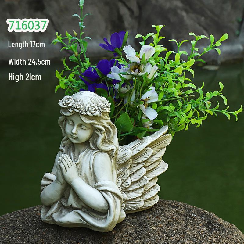 European Outdoor Garden Angel Flower Pot Resin Ornament
European Outdoor Garden Angel Flower Pot Resin Ornament