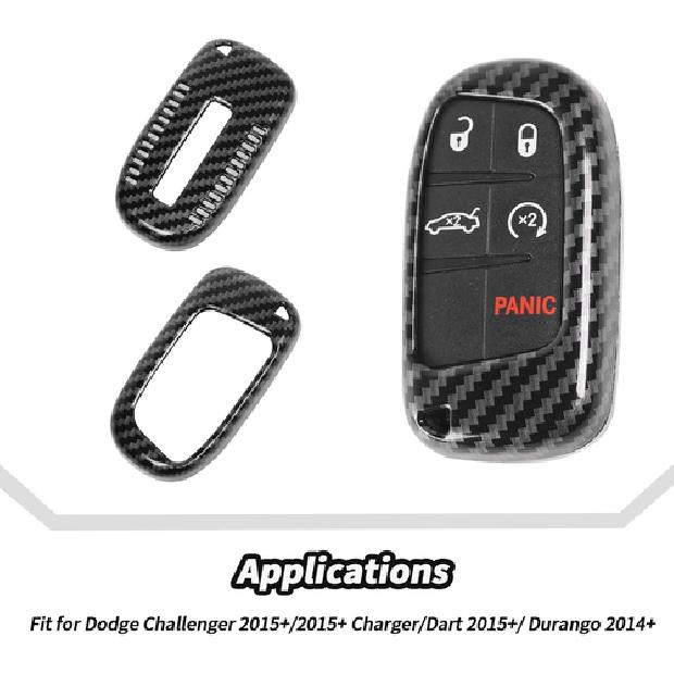 Car Key Fob Cover Case Shell Trim For Dodge Challenger 15+Durango 14+ Carbon
Car Key Fob Cover Case Shell Trim For Dodge Challenger 15+Durango 14+ Carbon