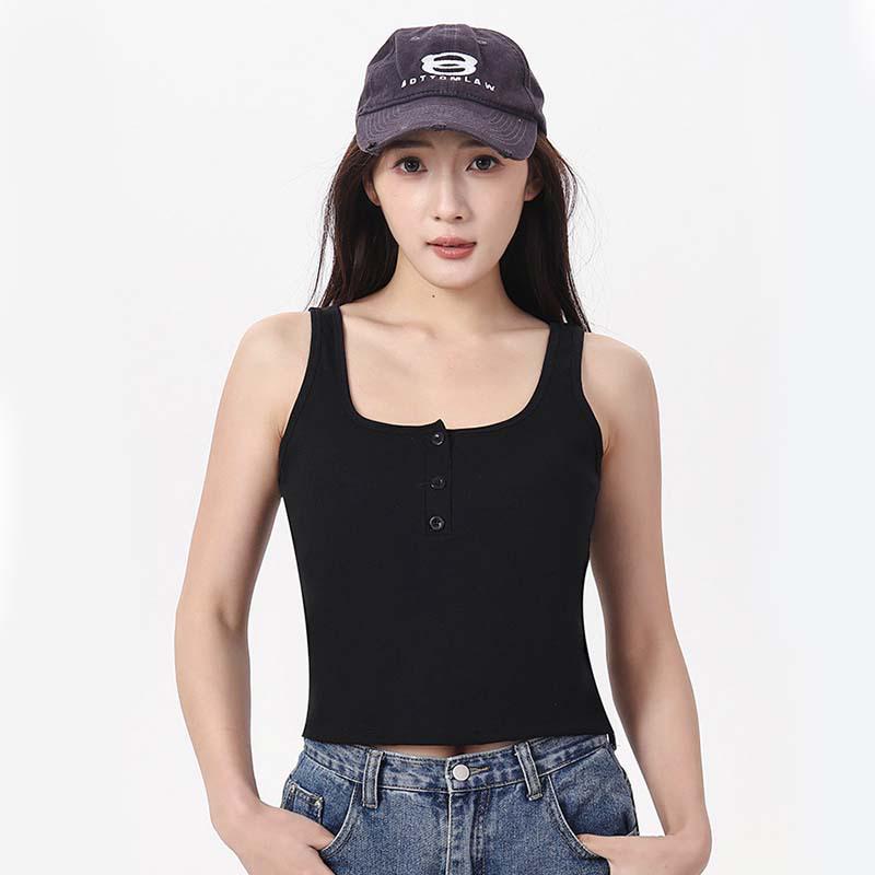 Versatile Women s Pure Cotton Ribbed Button-Up Vest with Chest Pads - Sports Slim-Fit Sleeveless Base Layer Top Extra Large чорний
Versatile Women s Pure Cotton Ribbed Button-Up Vest with Chest Pads - Sports Slim-Fit Sleeveless Base Layer Top Extra Large чорний