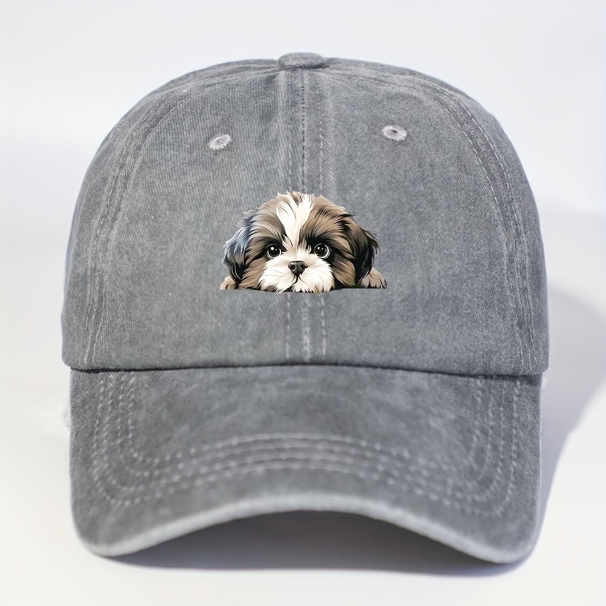Lying puppy print vintage design for both men and women, outdoor leisure, sun protection, hiking hat
Lying puppy print vintage design for both men and women, outdoor leisure, sun protection, hiking hat