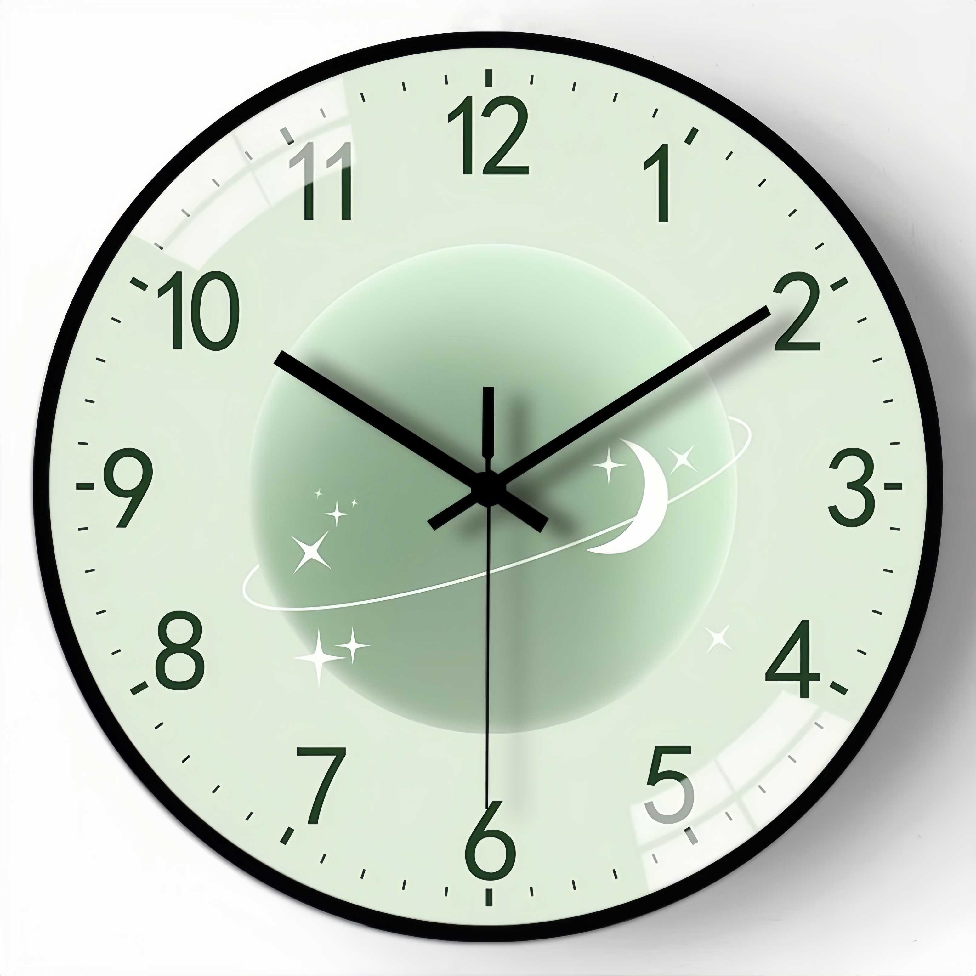 Soft Mint Green Star Moon Wall Clock Silent Wall Watch Dreamy Space Home Decor Creative Gift For Home And Friends (green,8 inch) зелений
Soft Mint Green Star Moon Wall Clock Silent Wall Watch Dreamy Space Home Decor Creative Gift For Home And Friends (green,8 inch) зелений