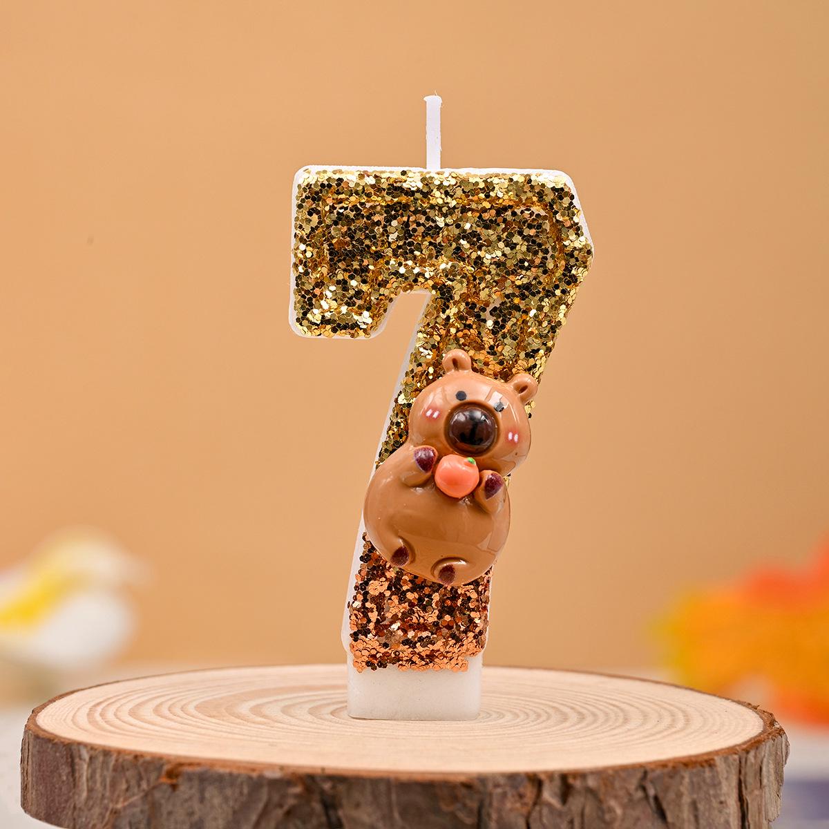 Cartoon Capybara Digital Birthday Candle: Handmade Cake Decoration for Parties (Numbers 0-9)
Cartoon Capybara Digital Birthday Candle: Handmade Cake Decoration for Parties (Numbers 0-9)
