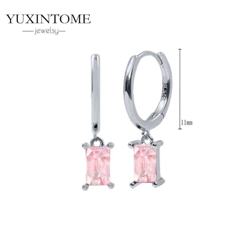 925 Silver Needle Sweet Cute Pink Zircon Hoop Earrings for Women Exquisite Heart Pendant Earrings Luxury Jewelry Gift
925 Silver Needle Sweet Cute Pink Zircon Hoop Earrings for Women Exquisite Heart Pendant Earrings Luxury Jewelry Gift