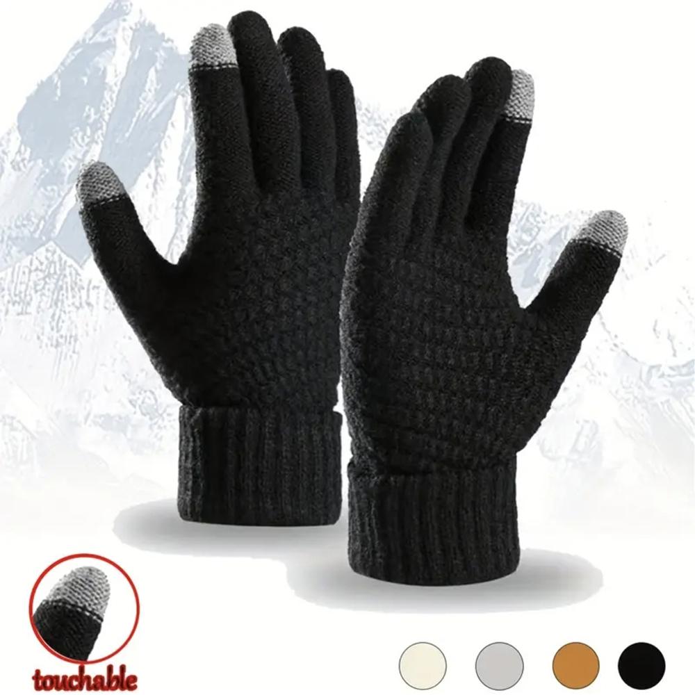 Wool Knitted Gloves Unisex Pineapple Texture Touchscreen Elastic Gloves Winter Warm For Cycling Jacquard Students Gloves білий
Wool Knitted Gloves Unisex Pineapple Texture Touchscreen Elastic Gloves Winter Warm For Cycling Jacquard Students Gloves білий