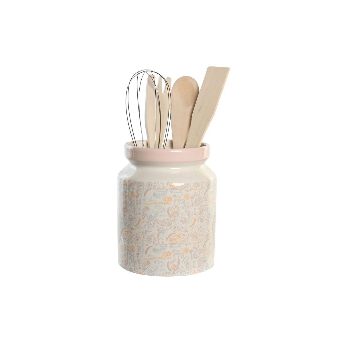Кастрюля для кухонной утвари DKD Home Decor Розовый Металл Белый Доломит МДФ Дерево 12 х 12 х 25 см (5 единиц)
Кастрюля для кухонной утвари DKD Home Decor Розовый Металл Белый Доломит МДФ Дерево 12 х 12 х 25 см (5 единиц)
