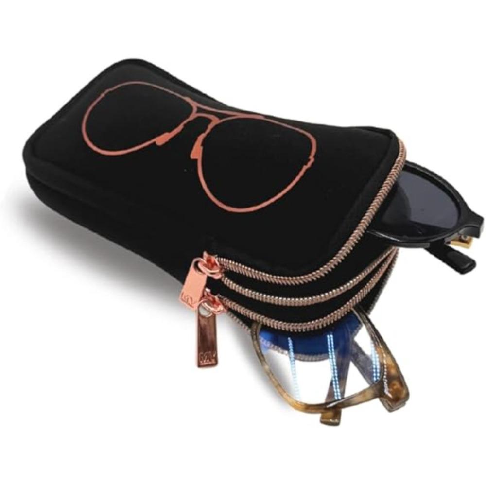 Premium Quality Dual Layer Glasses Case Neoprene Soft Sunglasses Bag Lightweight Portable Wallet Women Men чорний
Premium Quality Dual Layer Glasses Case Neoprene Soft Sunglasses Bag Lightweight Portable Wallet Women Men чорний
