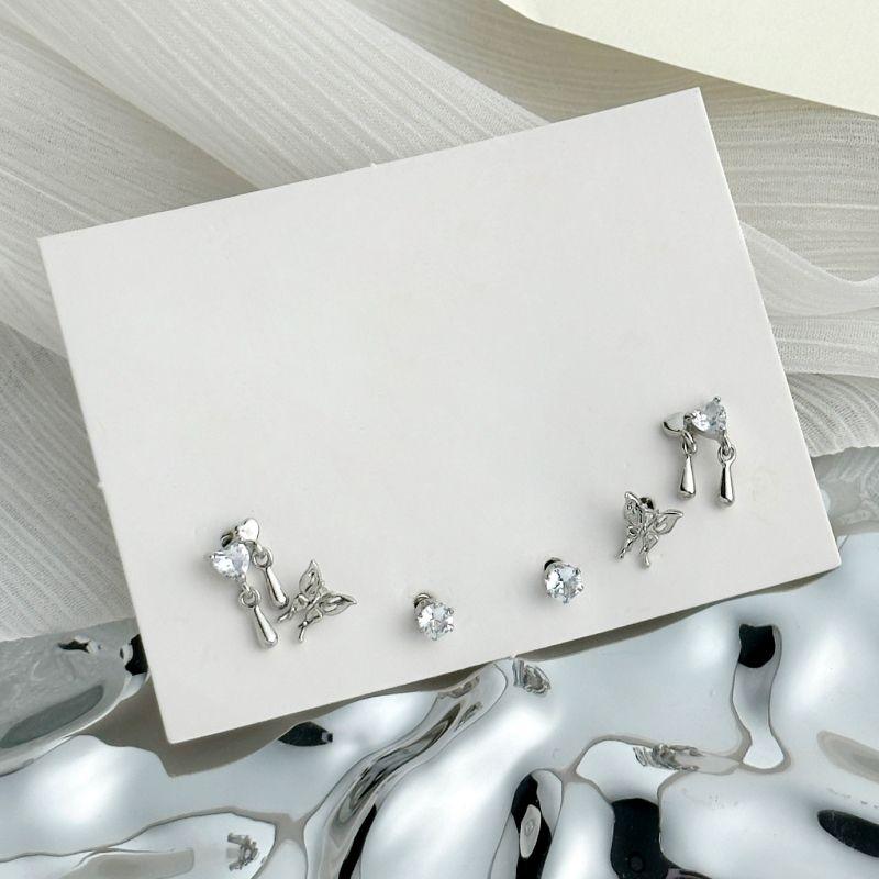 Cold Wind Kansai Butterfly Six-Piece Set Girls Rhinestone Six-piece set ~ Silver Needle
Cold Wind Kansai Butterfly Six-Piece Set Girls Rhinestone Six-piece set ~ Silver Needle