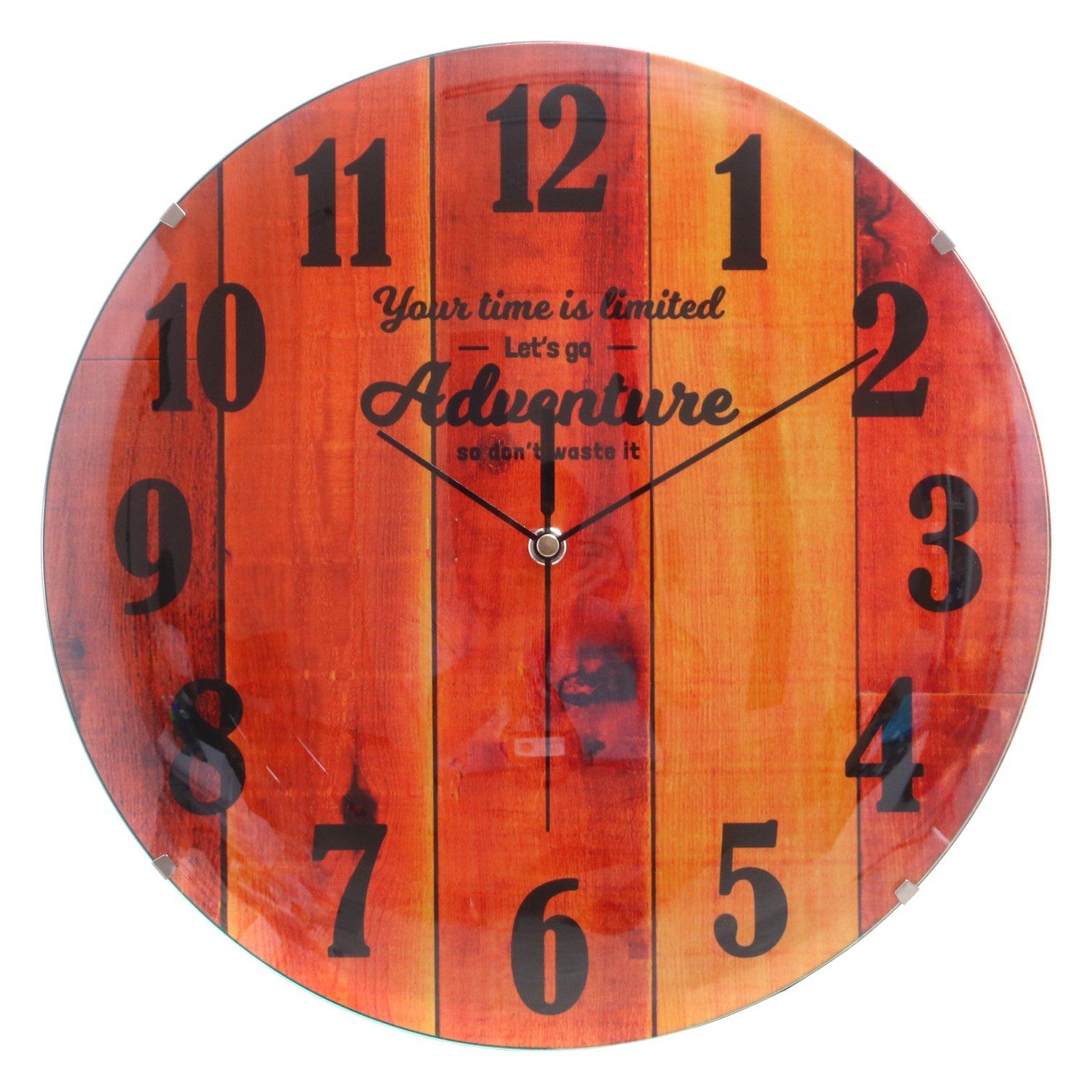 Fuji Boeki Wall Clock Diameter 32cm Brown Black Dome Sweep Continuous Second Hand Silent Dexter 56811
Fuji Boeki Wall Clock Diameter 32cm Brown Black Dome Sweep Continuous Second Hand Silent Dexter 56811