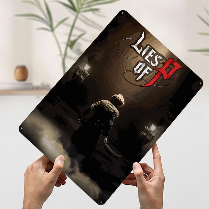 Игровой Metal Poster Lies of P, Индивидуальная Настенная Картина, Ретро Винтажные Жестяные Вывески для Игровой Комнаты, Уютные Аксессуары для Бара 7.9x11.8In(20x30cm)
Игровой Metal Poster Lies of P, Индивидуальная Настенная Картина, Ретро Винтажные Жестяные Вывески для Игровой Комнаты, Уютные Аксессуары для Бара 7.9x11.8In(20x30cm)