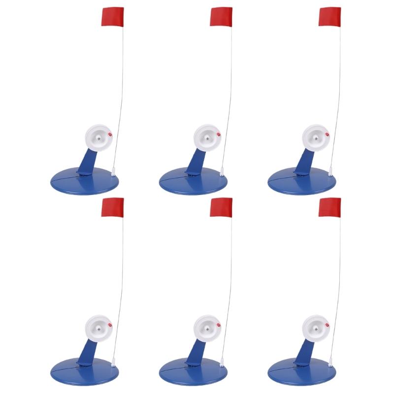 6Pcs Outdoor Winter Fishing Rod Ice Fishing Tip Ups Winter Fishing Flags Ice Fishing Flags Ice Fishing Accessories Set
6Pcs Outdoor Winter Fishing Rod Ice Fishing Tip Ups Winter Fishing Flags Ice Fishing Flags Ice Fishing Accessories Set
