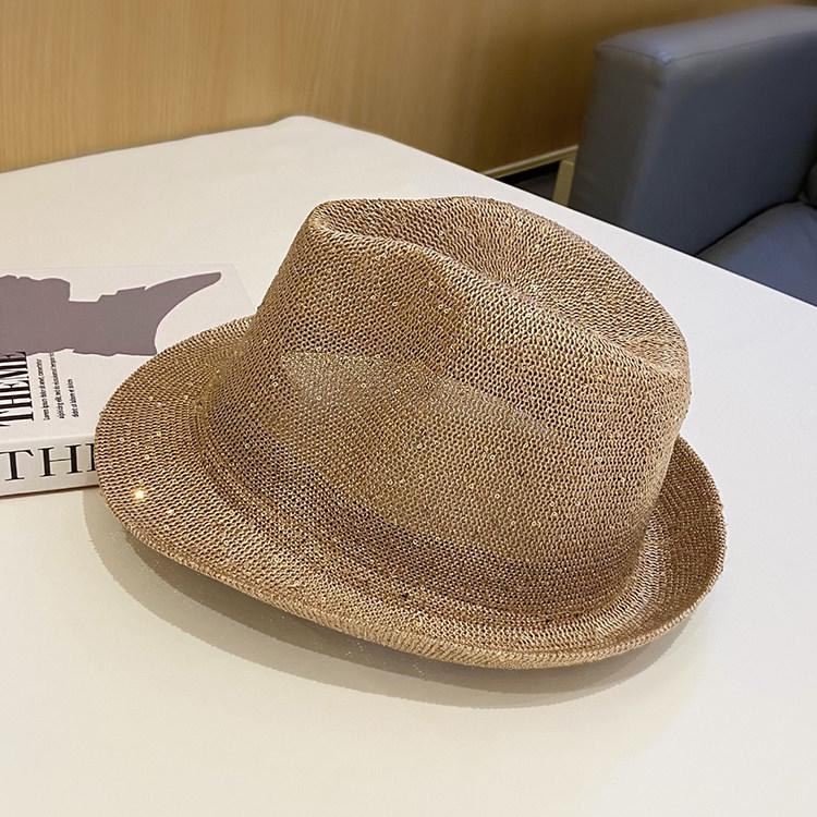 Korean British Street Style Sequin Jazz Hat, Breathable Hollowed-out Top, Unisex Spring-Summer Fashion Adjustable
Korean British Street Style Sequin Jazz Hat, Breathable Hollowed-out Top, Unisex Spring-Summer Fashion Adjustable