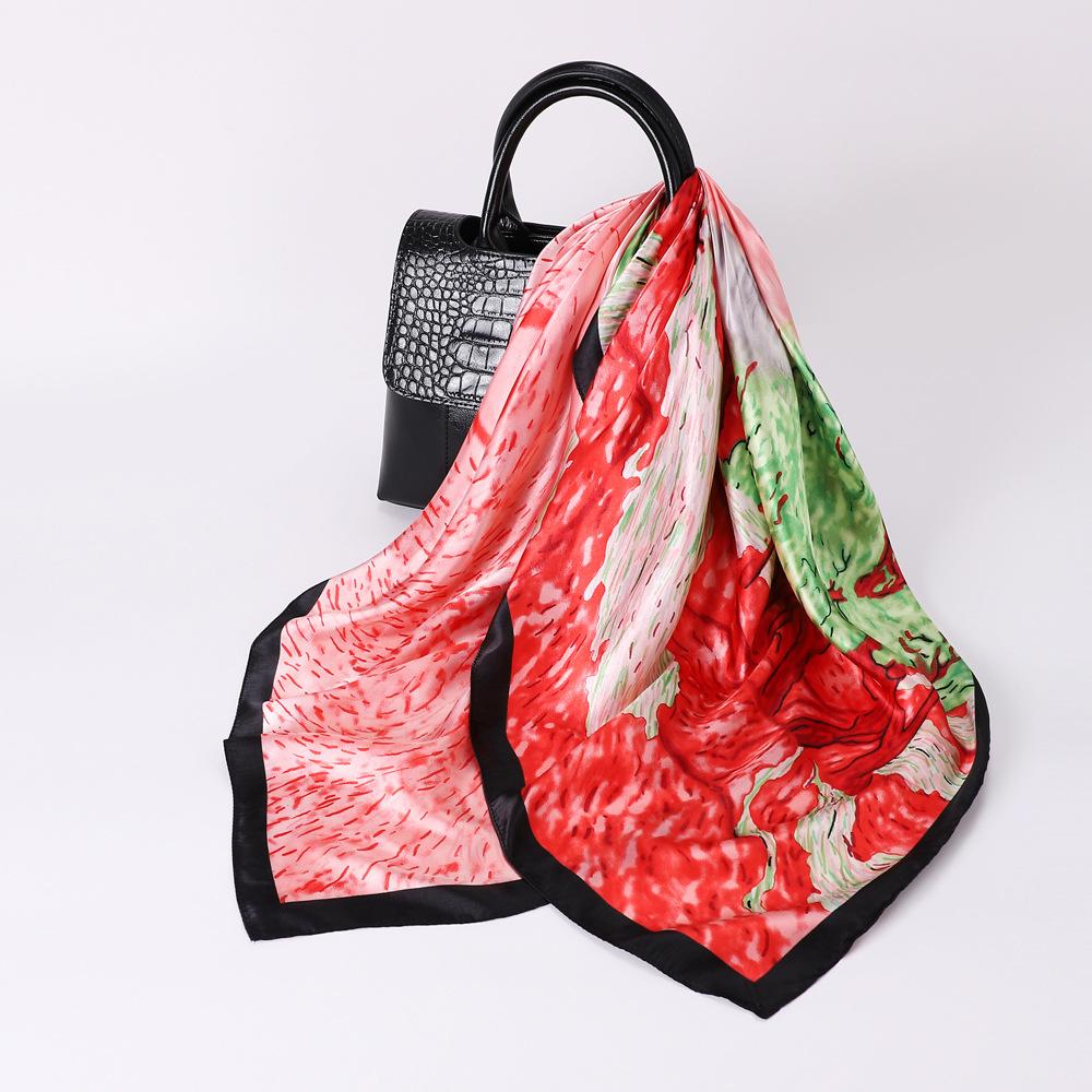 Высококачественные роскошные шелковые шарфы, повязка на голову, шарфы, шейный шарф для женщин, шелковый шарф с цепочкой, женская декоративная шаль 90cm
Высококачественные роскошные шелковые шарфы, повязка на голову, шарфы, шейный шарф для женщин, шелковый шарф с цепочкой, женская декоративная шаль 90cm