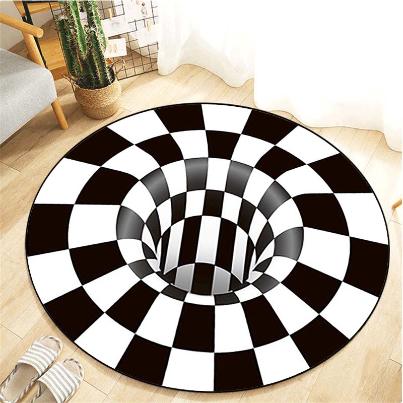 3D вихревой круглый коврик игрушка ковер область видение для гостиной бездонная дыра оптическая иллюзия домашний декор 40x40cm
3D вихревой круглый коврик игрушка ковер область видение для гостиной бездонная дыра оптическая иллюзия домашний декор 40x40cm