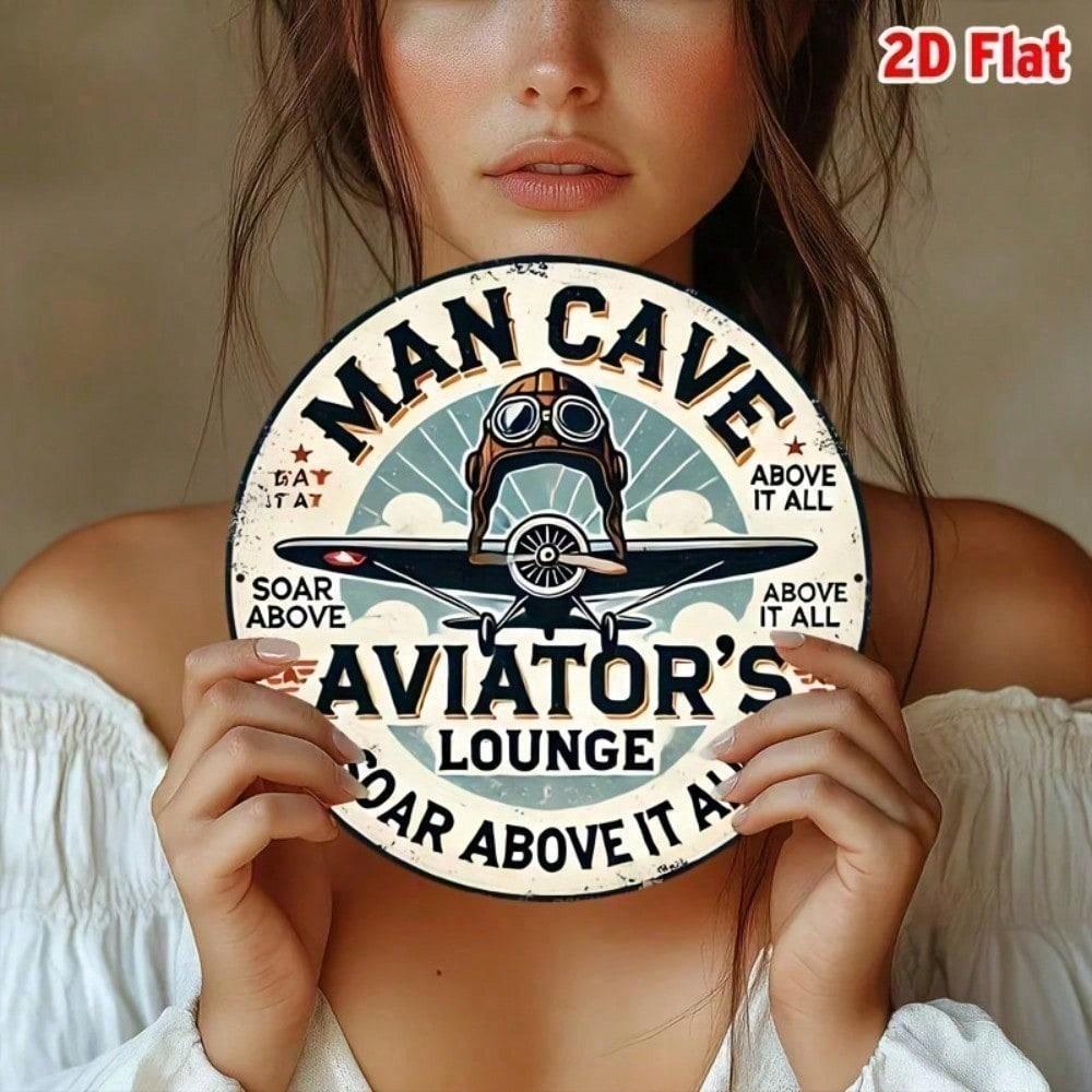 Vintage Biplane Pilot Metal Sign 8x8 Inch Aluminum Wall Decor Man Cave Garage Art різнокольоровий
Vintage Biplane Pilot Metal Sign 8x8 Inch Aluminum Wall Decor Man Cave Garage Art різнокольоровий