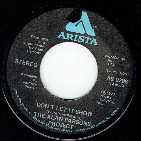7inch Record ALAN PARSONS PROJECT Dont Let It Show I Robot AS0288 Arista 1977 Canada Rock Used
7inch Record ALAN PARSONS PROJECT Dont Let It Show I Robot AS0288 Arista 1977 Canada Rock Used
