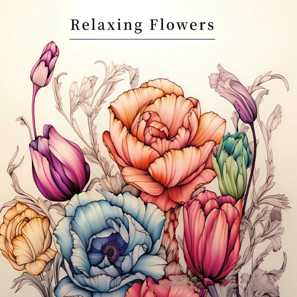 Stress Relieving Hand Drawn Book 20 Sheets Graffiti Painting Book Flower Coloring Book Crayon 3
Stress Relieving Hand Drawn Book 20 Sheets Graffiti Painting Book Flower Coloring Book Crayon 3