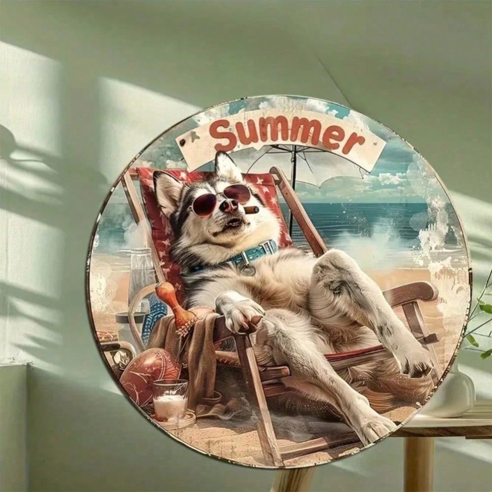 2D Husky Summer Beach Wall Art, Farmhouse Metal Sign For Living Room Decor, Durable Tin Print For Bedroom Entry Bathroom 20x20 різнокольоровий
2D Husky Summer Beach Wall Art, Farmhouse Metal Sign For Living Room Decor, Durable Tin Print For Bedroom Entry Bathroom 20x20 різнокольоровий