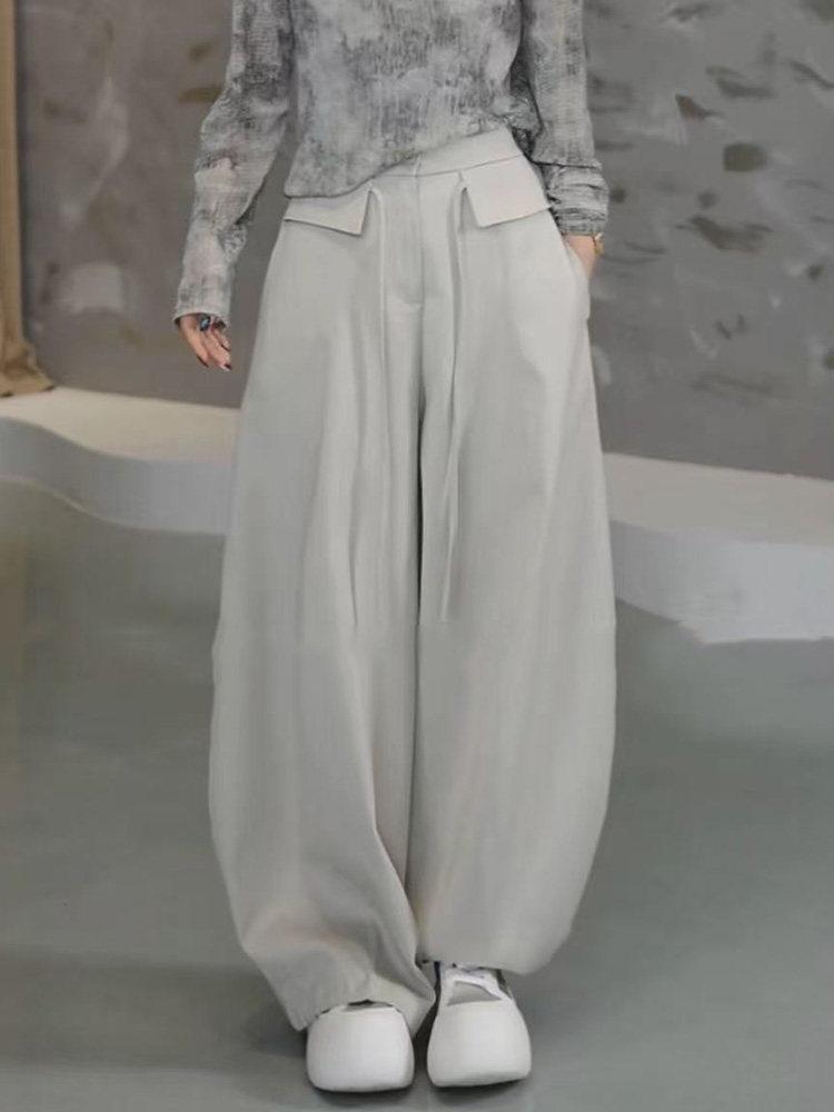 European Style High-Waisted Wide-Leg Lace-Up Pants for Women - 2026 Spring Versatile Casual M (85-115 cm)
European Style High-Waisted Wide-Leg Lace-Up Pants for Women - 2026 Spring Versatile Casual M (85-115 cm)