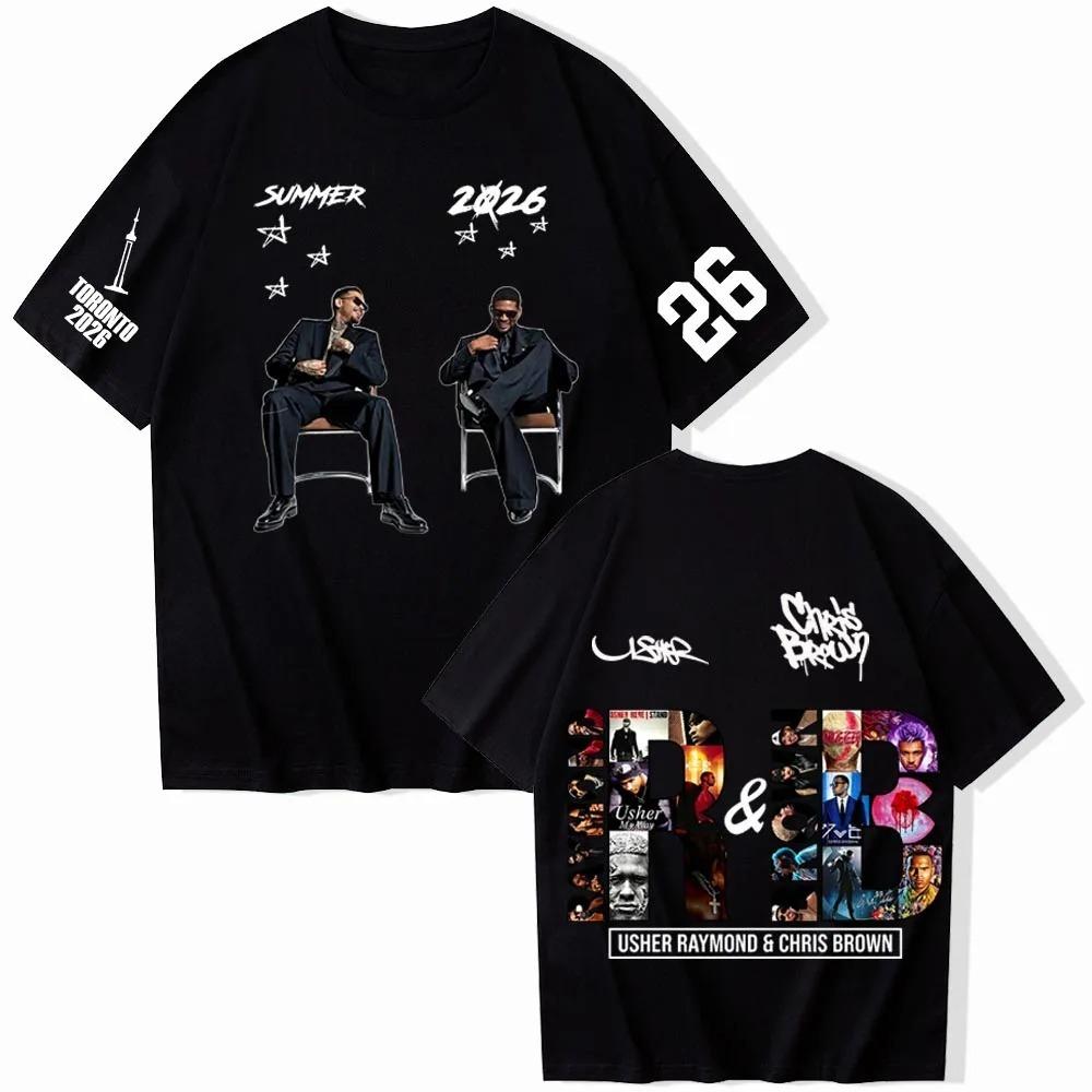 Chris Brown and Usher 2026 Tour Tshirt Unisex Women Harajuku Short Sleeve Oneck Casual Shirt Short Sleeve Casual Clothing Y2K S
Chris Brown and Usher 2026 Tour Tshirt Unisex Women Harajuku Short Sleeve Oneck Casual Shirt Short Sleeve Casual Clothing Y2K S