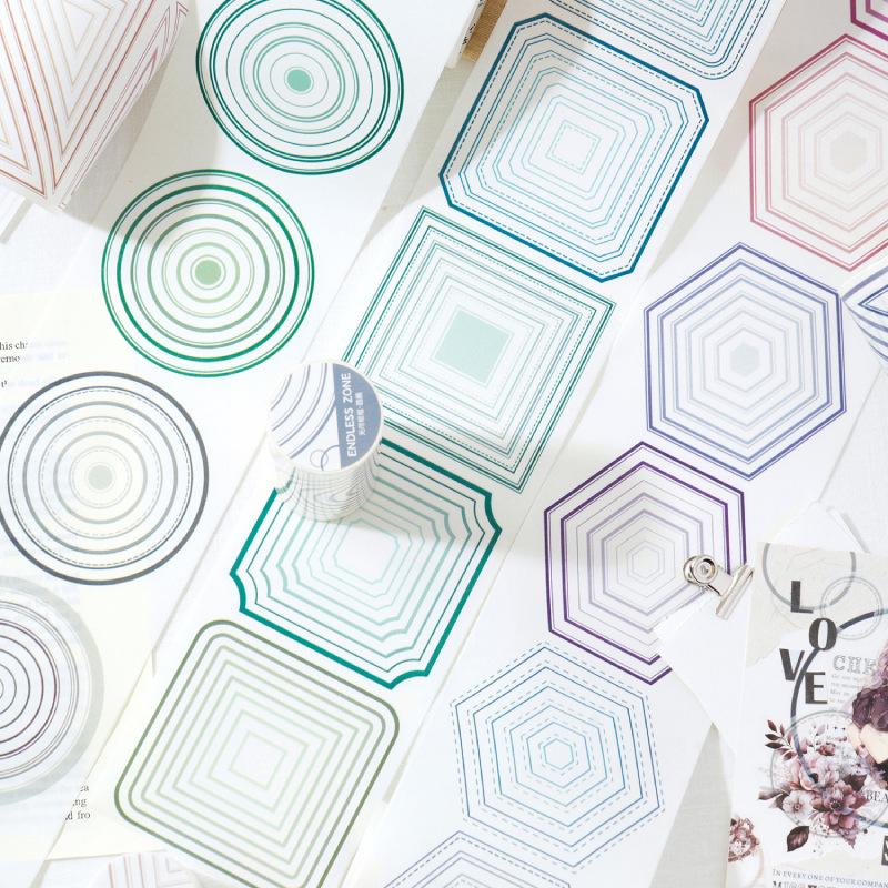 Minimalist Ins Style Die-cut Tape: Hollow Circle & Square Stickers for Decoration & Crafting
Minimalist Ins Style Die-cut Tape: Hollow Circle & Square Stickers for Decoration & Crafting