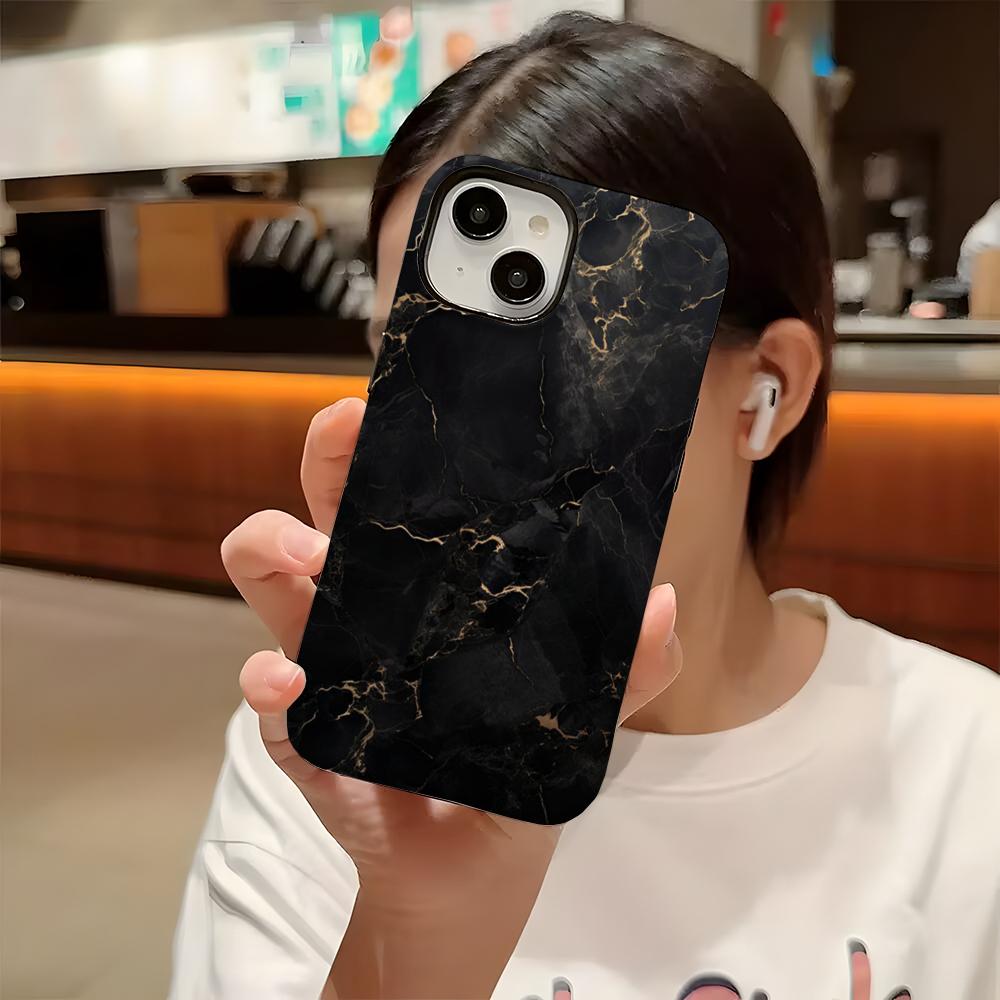 Marble Pattern Phone Case Hard PC For IPhone 16 Pro Max 16 15 14 Plus 13 12 11 Two-in-one Glossy HD Cover iPhone15
Marble Pattern Phone Case Hard PC For IPhone 16 Pro Max 16 15 14 Plus 13 12 11 Two-in-one Glossy HD Cover iPhone15