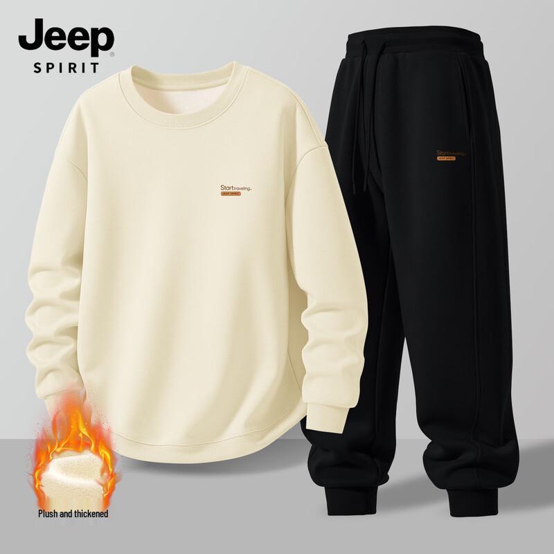 JEEP SPIRIT Men s 2025 Autumn/Winter Fleece Hoodie & Sweatpants Set M
JEEP SPIRIT Men s 2025 Autumn/Winter Fleece Hoodie & Sweatpants Set M