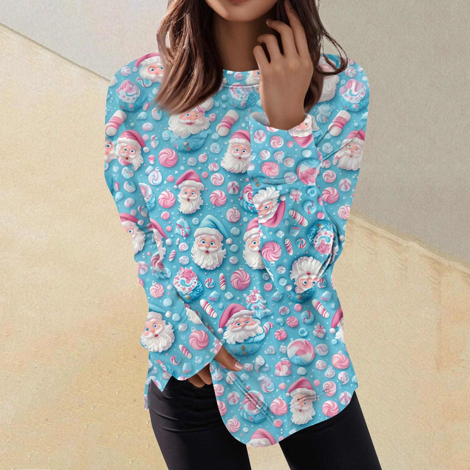 Женский повседневный модный пуловер с длинным рукавом и круглым вырезом с принтом S
Женский повседневный модный пуловер с длинным рукавом и круглым вырезом с принтом S