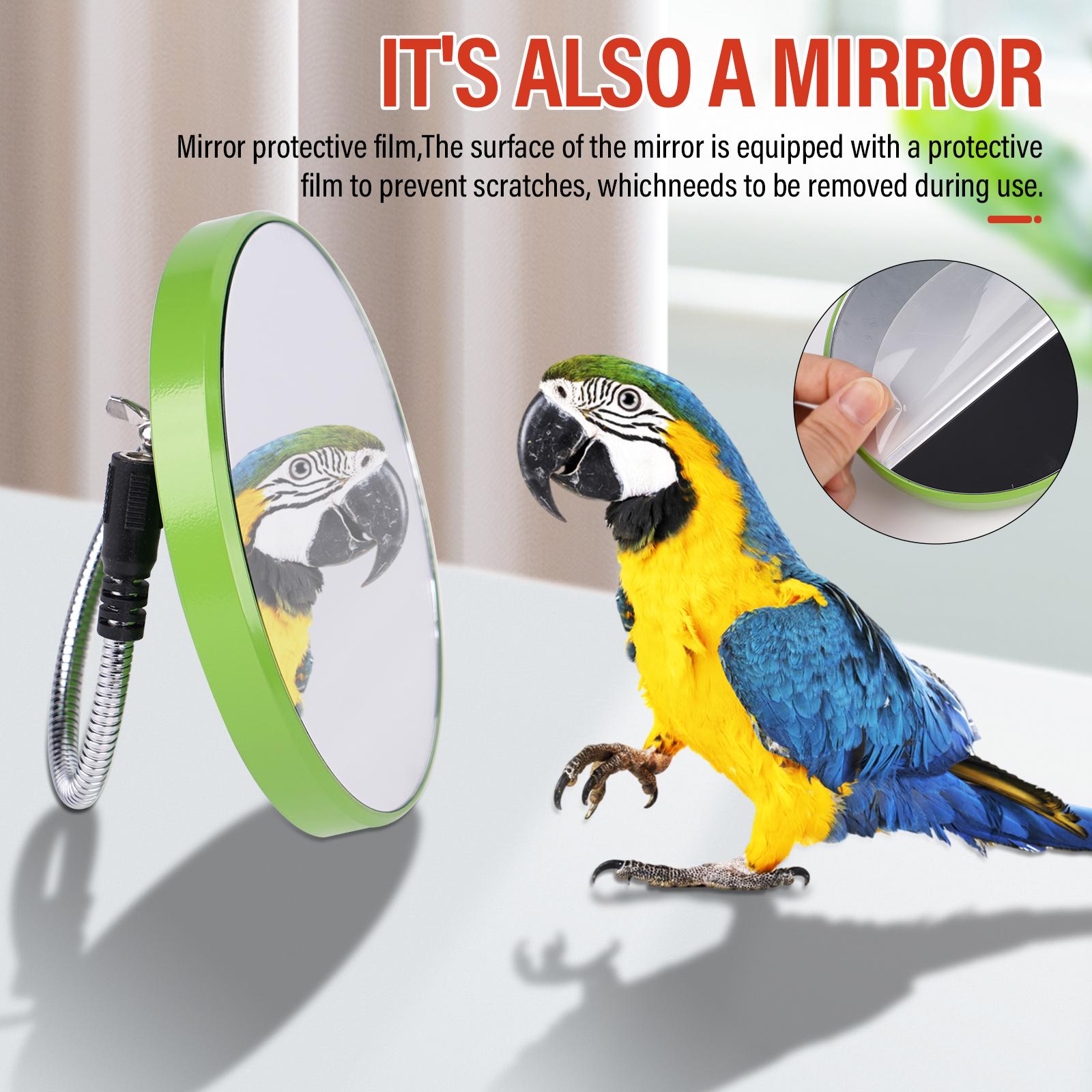 New 220V Bird Parrot Heating Plate Pet Mirror Heater For Bird Cage Thermostatic Plate Bird Heater Safe Bird Parrots Hamsters US plug зелений
New 220V Bird Parrot Heating Plate Pet Mirror Heater For Bird Cage Thermostatic Plate Bird Heater Safe Bird Parrots Hamsters US plug зелений