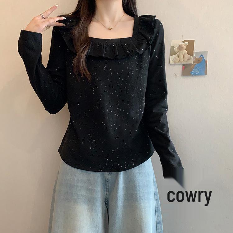 Plus Size Women s Square Neck Ruffle Long Sleeve Slimming Top 3XL чорний
Plus Size Women s Square Neck Ruffle Long Sleeve Slimming Top 3XL чорний