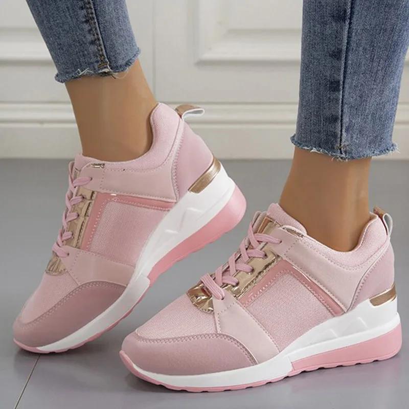 SyfIyno New Women s Vulcanized Sports Shoes, Informal Sports Shoes with Platforms, Tennis, Shoelaces and Wedges Size 35-43 35 рожевий
SyfIyno New Women s Vulcanized Sports Shoes, Informal Sports Shoes with Platforms, Tennis, Shoelaces and Wedges Size 35-43 35 рожевий