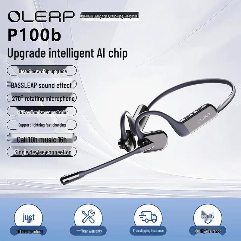 Oleap Oriole Noise-Cancelling Wireless Over-Ear Bluetooth Headset with ENC and Long Battery Life чорний
Oleap Oriole Noise-Cancelling Wireless Over-Ear Bluetooth Headset with ENC and Long Battery Life чорний