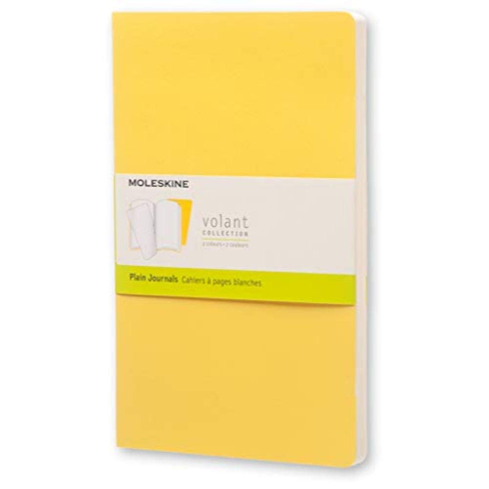 Moleskine Volant Journal of Sunflower Brass Soft Cover x (Set 2), Large, Plain, Yellow, Yellow, (5 8.25)
Moleskine Volant Journal of Sunflower Brass Soft Cover x (Set 2), Large, Plain, Yellow, Yellow, (5 8.25)