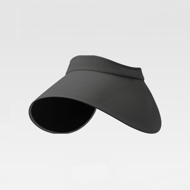 Летняя пустая шляпа от солнца из винила с открытым верхом, шляпа-яичный рулет, складная, с широкими полями, для полной защиты лица от солнца, шляпа-абажур