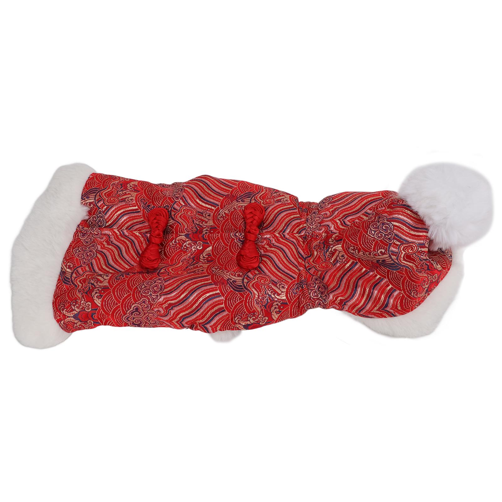 Dog Tang Suit Clothes Autumn and Winter Exquisite Chinese Style Clothes for Pet Dogs L
Dog Tang Suit Clothes Autumn and Winter Exquisite Chinese Style Clothes for Pet Dogs L