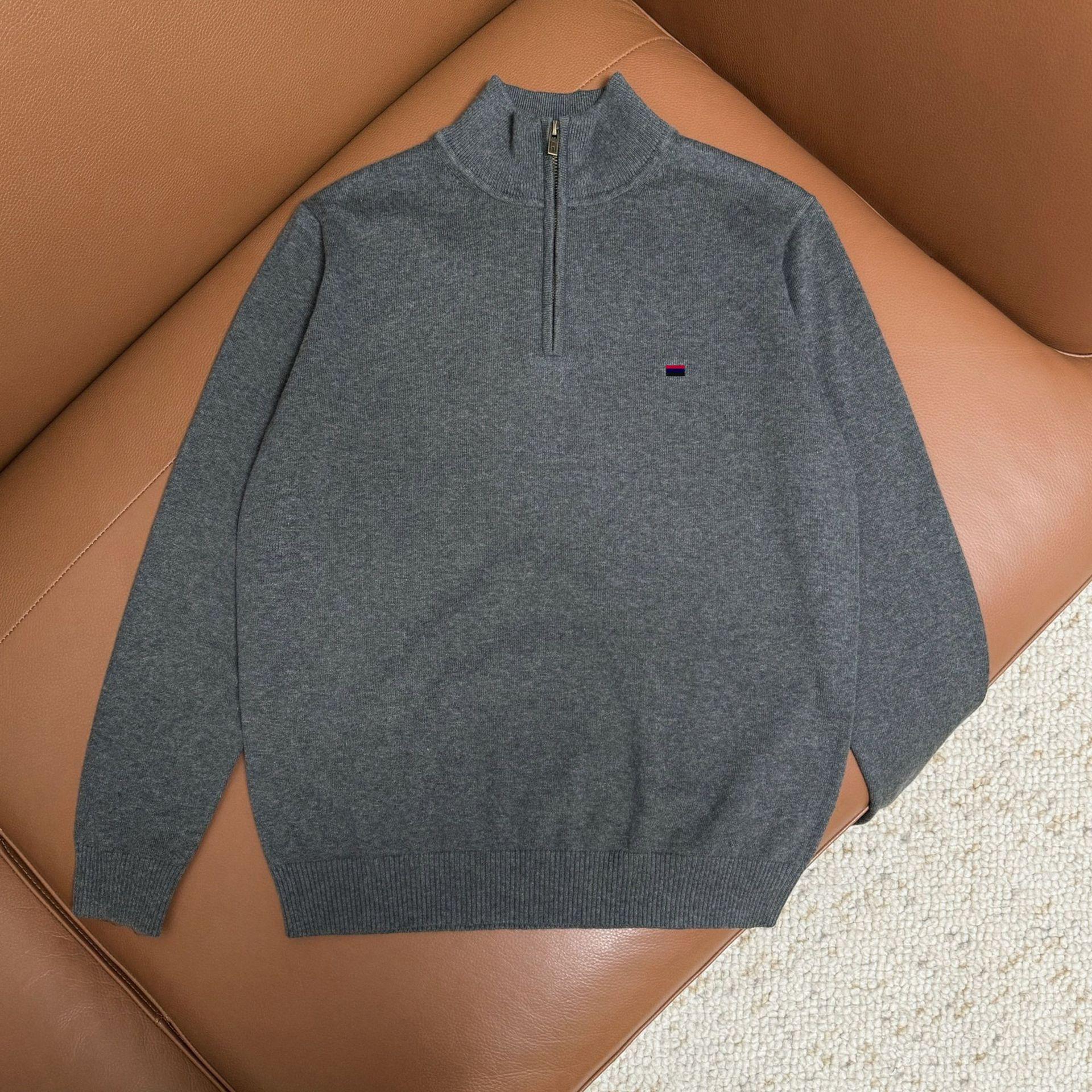 Tangmi Men s High-Quality Stand Collar Half Zip Pure Cotton Sweater M темно-сірий
Tangmi Men s High-Quality Stand Collar Half Zip Pure Cotton Sweater M темно-сірий