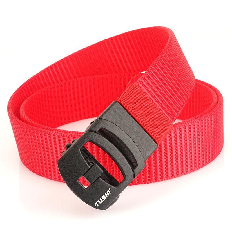 Nylon Men s Belt Korean Youth Toothless Buckle Waist Alloy Automatic Lengthened Pants Trendy 120cm червоний
Nylon Men s Belt Korean Youth Toothless Buckle Waist Alloy Automatic Lengthened Pants Trendy 120cm червоний