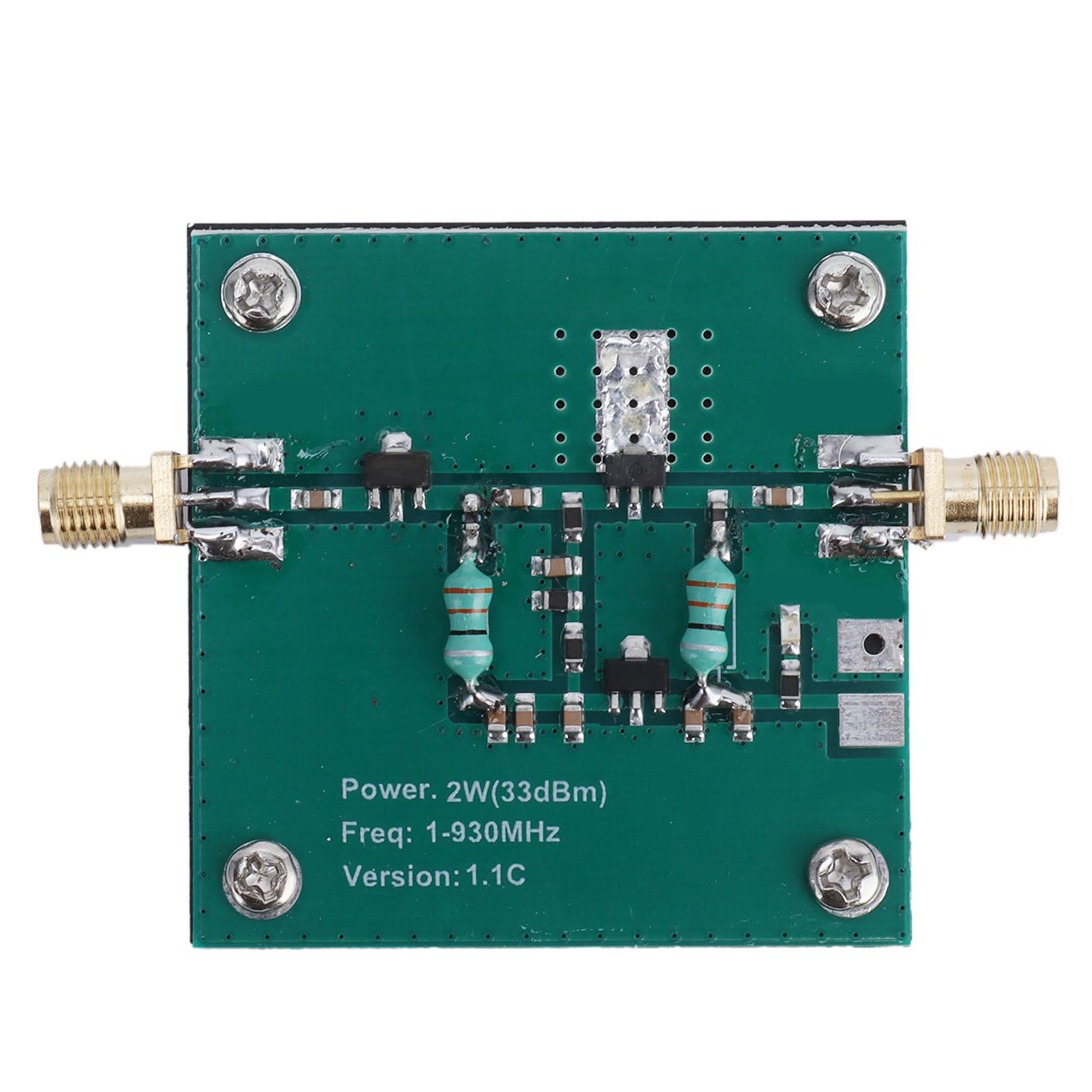 RF Wideband Amplifier Low Power Broadband Module Standard SMA Female Connector 1930MHz 2.0W
RF Wideband Amplifier Low Power Broadband Module Standard SMA Female Connector 1930MHz 2.0W