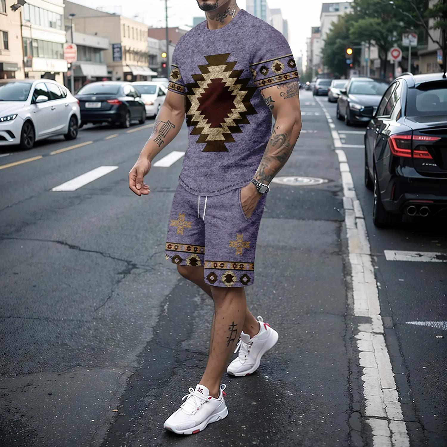 Летний спортивный костюм больших размеров, 3D винтажная мужская футболка, шорты, комплект для спорта и фитнеса, летний уличный индивидуальный комплект из двух предметов, мужская одежда 6XL
Летний спортивный костюм больших размеров, 3D винтажная мужская футболка, шорты, комплект для спорта и фитнеса, летний уличный индивидуальный комплект из двух предметов, мужская одежда 6XL