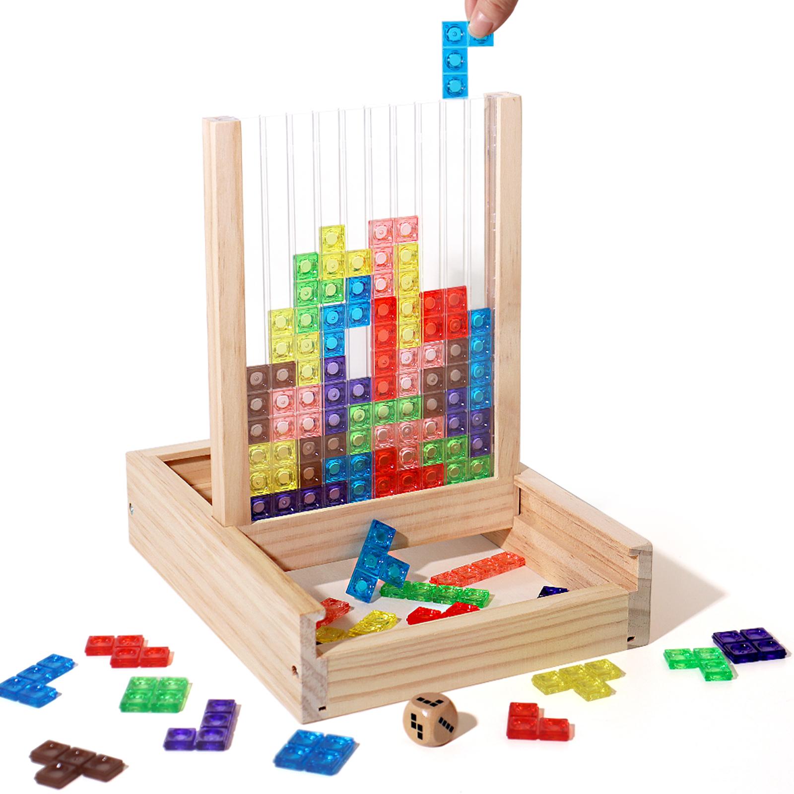3D Transparent Tetris Puzzle Logic Thinking Brain Development Two-Player Tetris Logic Fun Educational Toy Two Versions Available
3D Transparent Tetris Puzzle Logic Thinking Brain Development Two-Player Tetris Logic Fun Educational Toy Two Versions Available