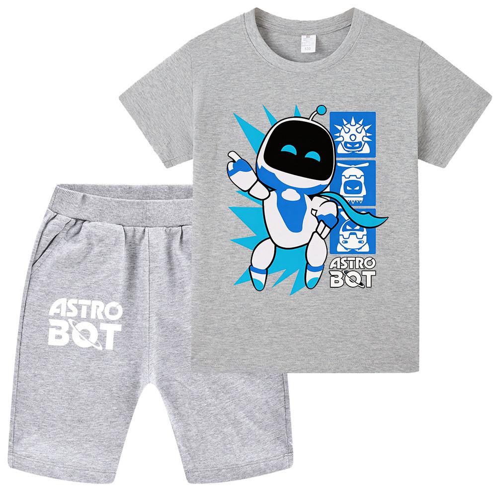 WA1339 2pcs/set Kids Boys Girls Astro Bot Printed Short Sleeves T-shirt Shorts Top Pants Sets 130cm
WA1339 2pcs/set Kids Boys Girls Astro Bot Printed Short Sleeves T-shirt Shorts Top Pants Sets 130cm
