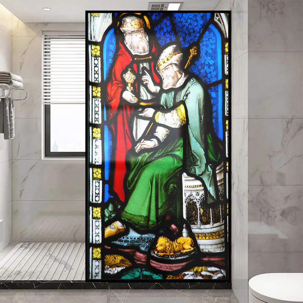 Church Stained Glass Decals Window Film Privacy Heat Insulation and Anti UV Blocking Static Cling Window Sticker for Home J7 (as the picture,40x100cm WxH)
Church Stained Glass Decals Window Film Privacy Heat Insulation and Anti UV Blocking Static Cling Window Sticker for Home J7 (as the picture,40x100cm WxH)