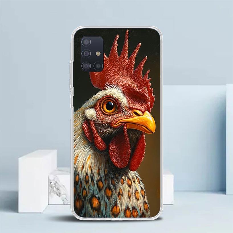 Chicken Hen Rooster Soft Cover for Samsung Galaxy A12 A22 A32 A52 A72 A02S Phone Case Note 20 Ultra 10 S10 Plus A51 A71 A50S A20 Samsung A72
Chicken Hen Rooster Soft Cover for Samsung Galaxy A12 A22 A32 A52 A72 A02S Phone Case Note 20 Ultra 10 S10 Plus A51 A71 A50S A20 Samsung A72