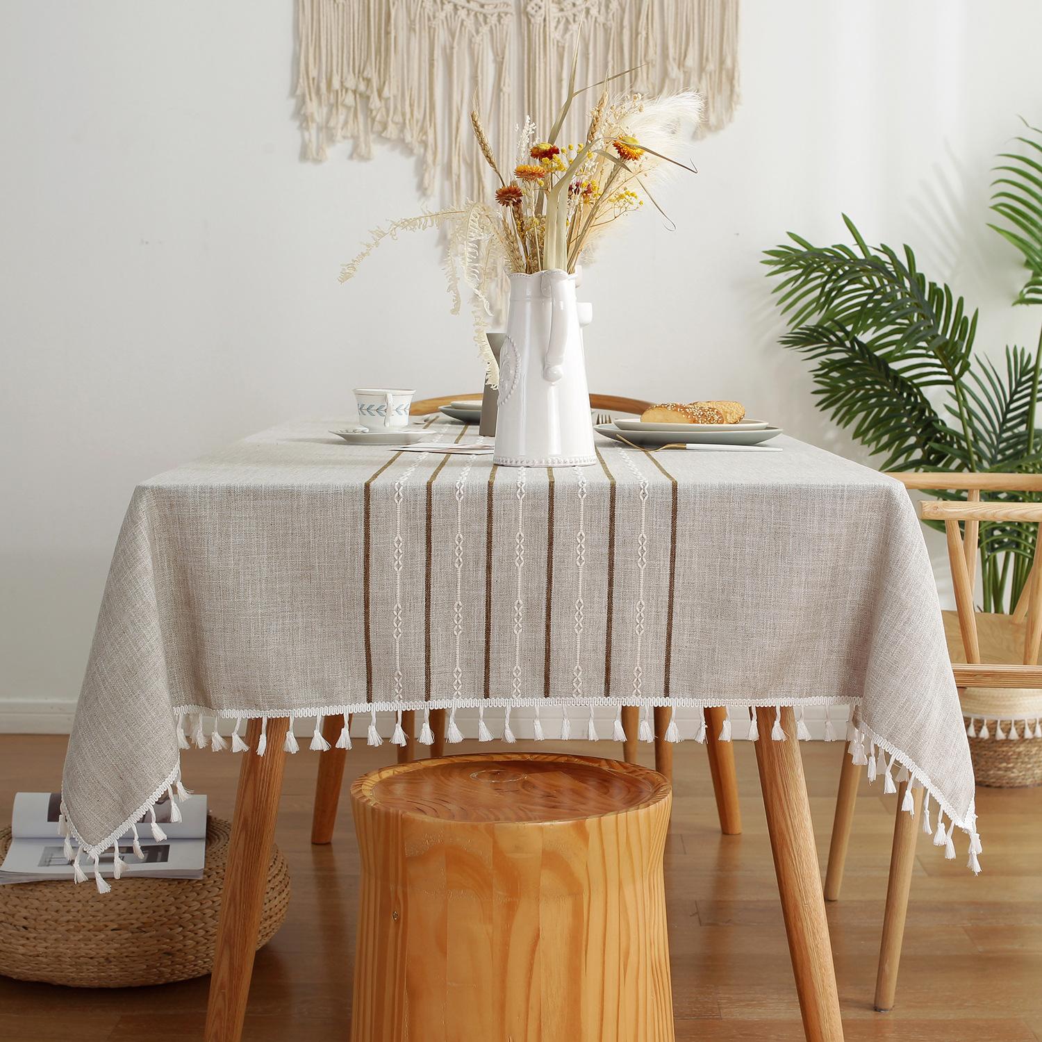 Simple Grid Striped Tablecloth Coffee Table Cloth Household Cotton And Linen Fabric Rectangular Symmetrical Striped Tablecloth Table Cloth 90*90cm
Simple Grid Striped Tablecloth Coffee Table Cloth Household Cotton And Linen Fabric Rectangular Symmetrical Striped Tablecloth Table Cloth 90*90cm