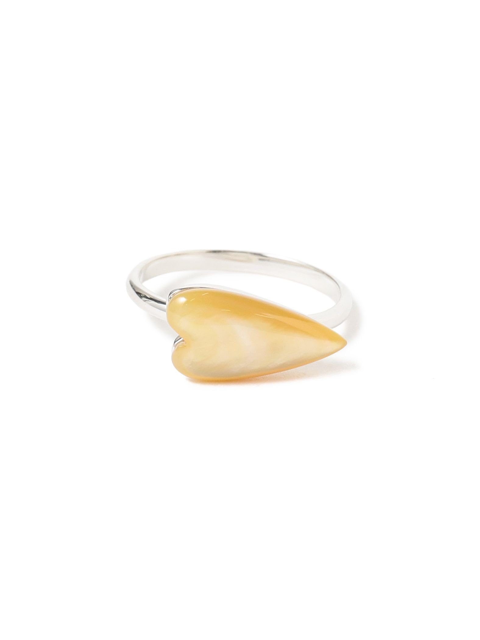 Beams Boy Heart Shell Silver 925 Ring for Women, Yellow 11
Beams Boy Heart Shell Silver 925 Ring for Women, Yellow 11