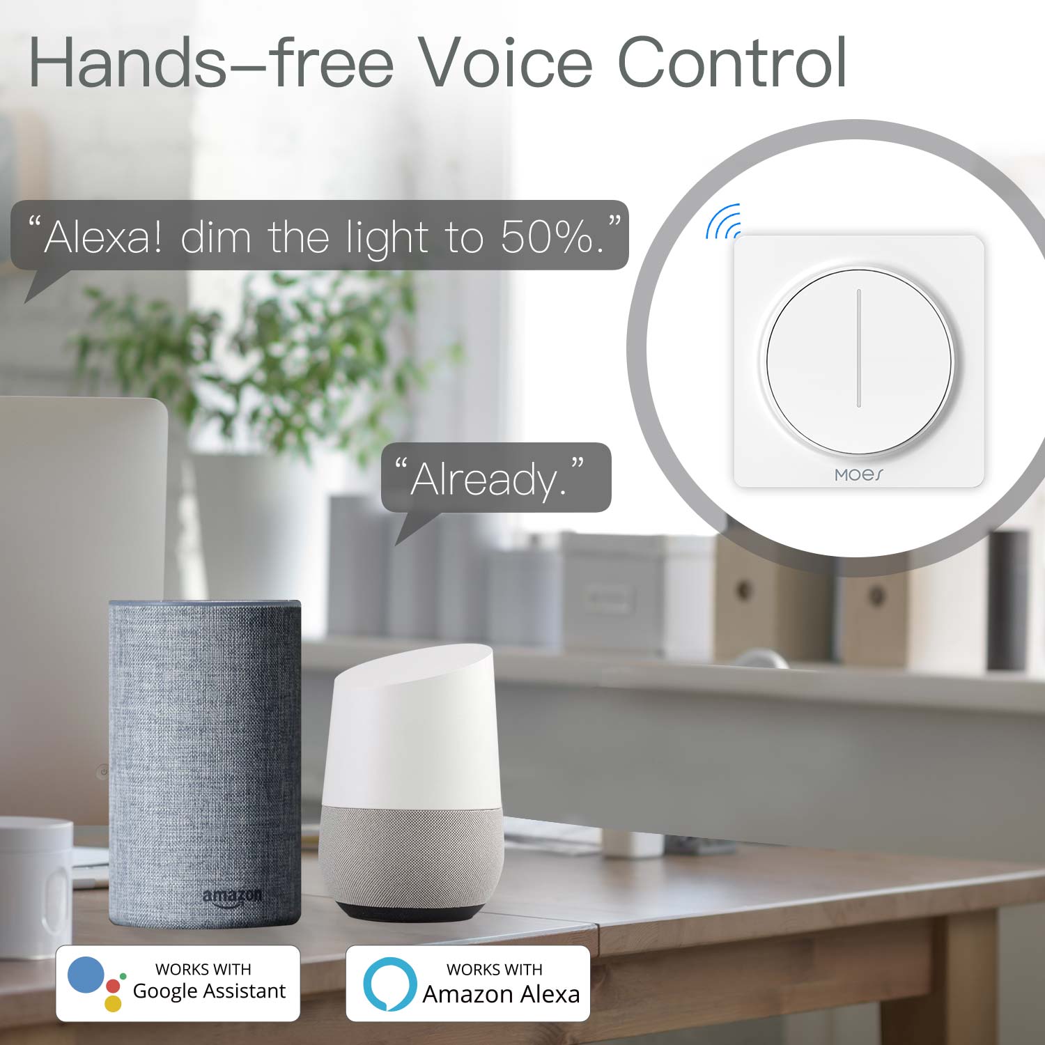 New WiFi Smart Rotary/Touch Light Dimmer Switch Smart Life/Tuya APP Remote Control Works with Alexa Google Voice Assistants
New WiFi Smart Rotary/Touch Light Dimmer Switch Smart Life/Tuya APP Remote Control Works with Alexa Google Voice Assistants