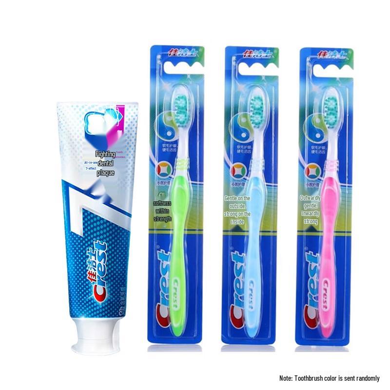 Crest All-in-One 7 Benefits Anti-Plaque Toothpaste & Toothbrush Set
Crest All-in-One 7 Benefits Anti-Plaque Toothpaste & Toothbrush Set